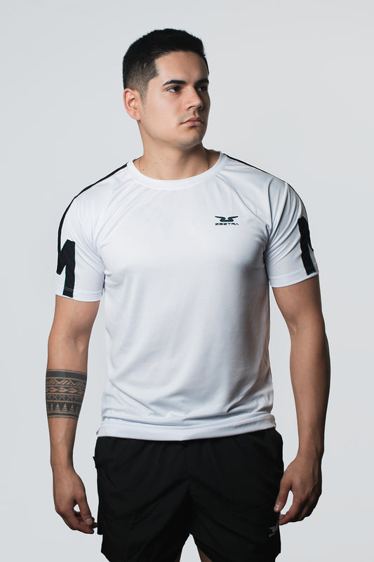 Polera Active Hombre - Blanco